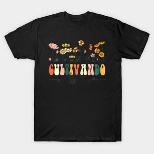 Wild Cultivando Bilingues Cute Maestra Bilingue T-Shirt